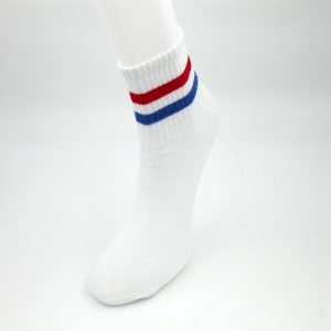 Sport weiss / rot & blau